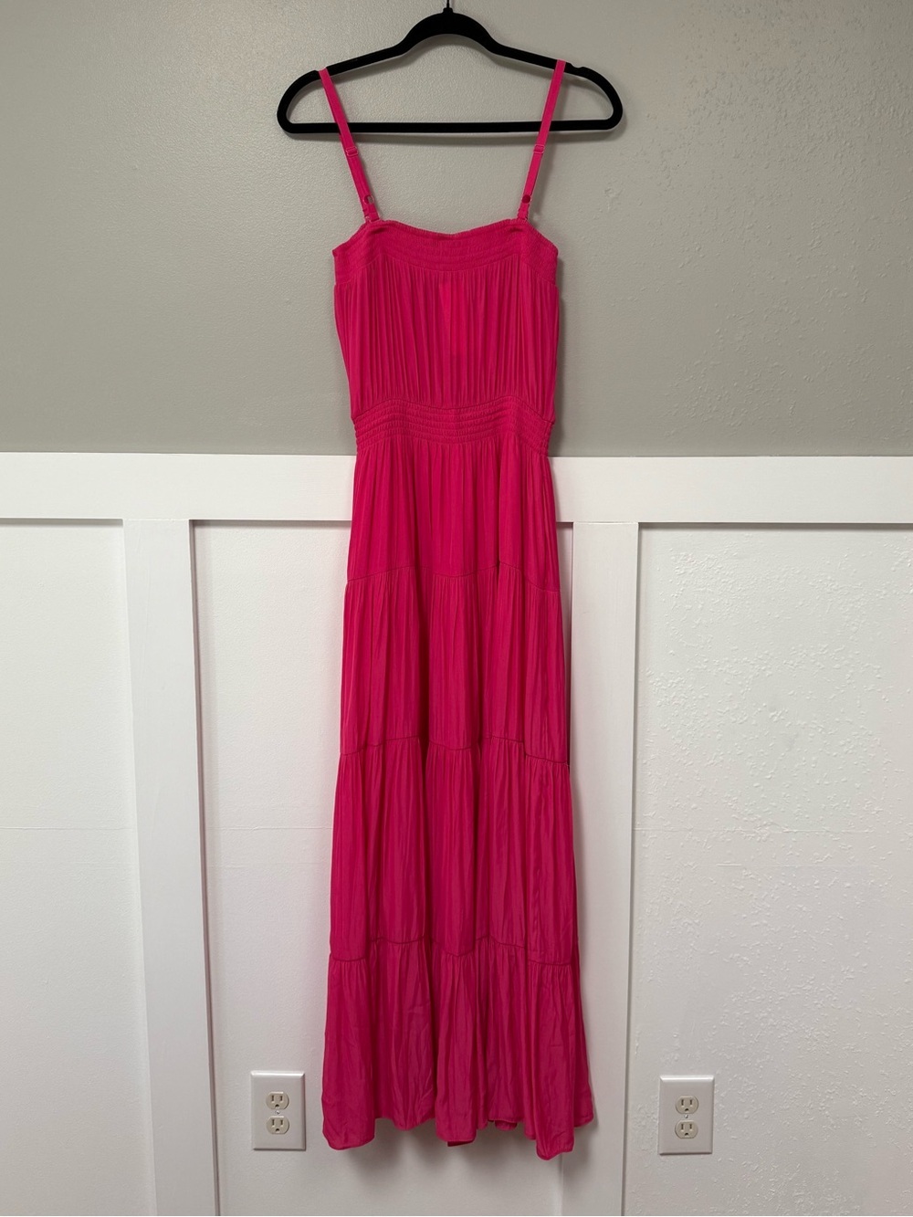 NWT Evereve Halle Satin Dress in Rasberry Sorbet - Picture 3 of 8